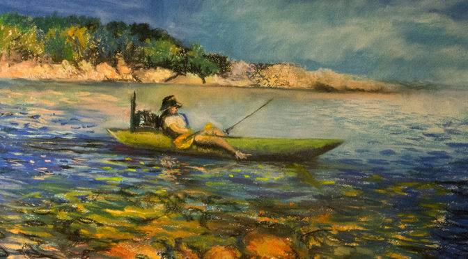 SPORTING ART: ORIGINAL OIL PAINTINGS AND PASTELS FROM A KAYAK