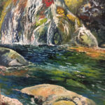 Original oil on canvas: Turner Falls, OK