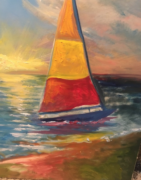 Original Oils on Canvas - Catamaran